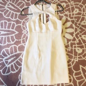 BCBGeneration White dress with cutouts